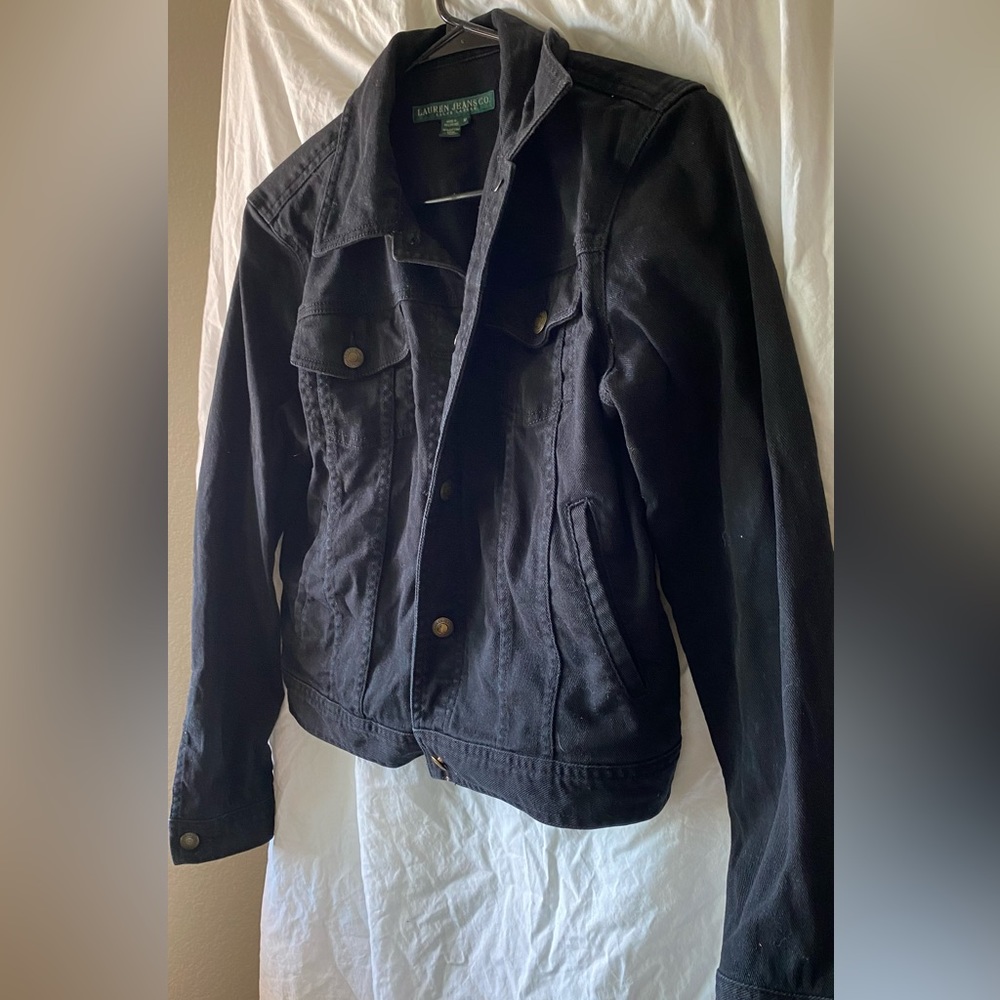 Vintage black jean jacket